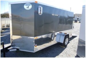 6X12 CHARCOAL W/ALUMINUM SIDE WALLS