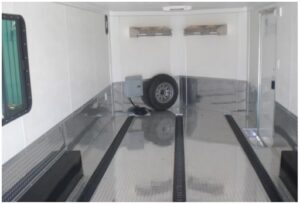 E-TRAC ON FLOOR, HELMET CABINETS, ELECTRICAL PACKAGE WITH A/C