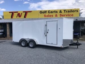 White- 2022 7x16 Spartan cargo traile